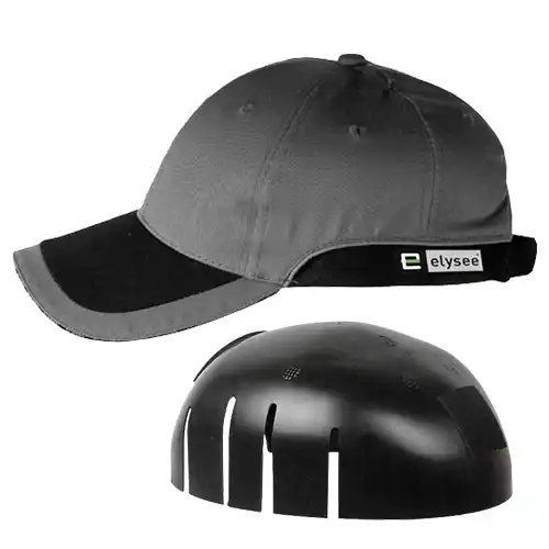 Cap mit Anstoßkappe "GREG" EN 812 in grau - Thumbnail 1