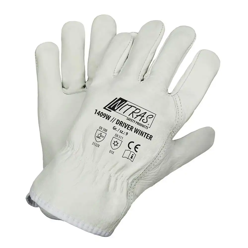 Vollleder-Arbeitshandschuhe "DRIVER WINTER" in 10 (XL) - Bild 1