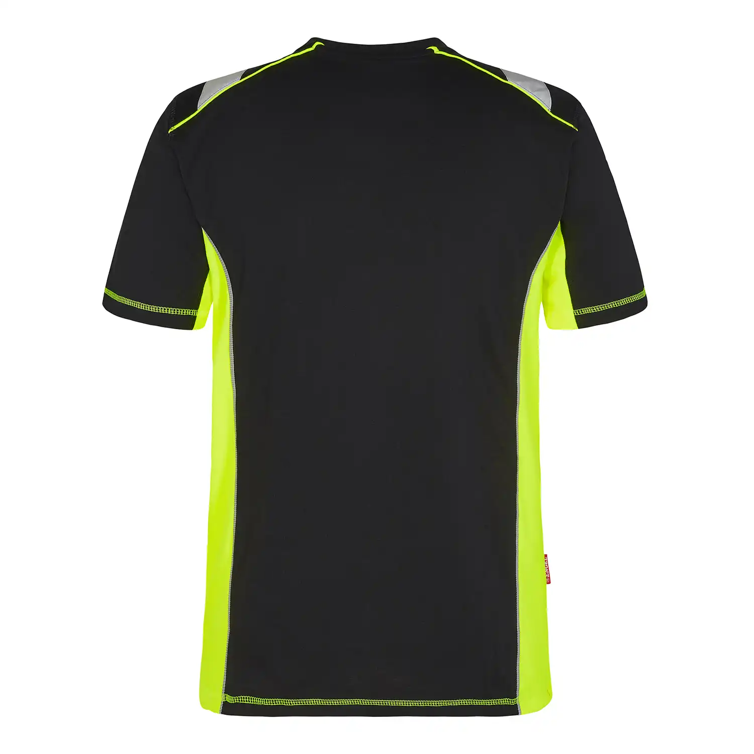 T-Shirt "9870-258" Cargo in schwarz/gelb, 4XL - Thumbnail 2