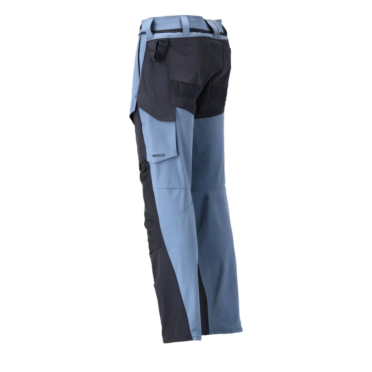 Stretch Bundhose "22379-311" Customized in steinblau/schwarzblau, 82C52 (EU 52) - Thumbnail 3