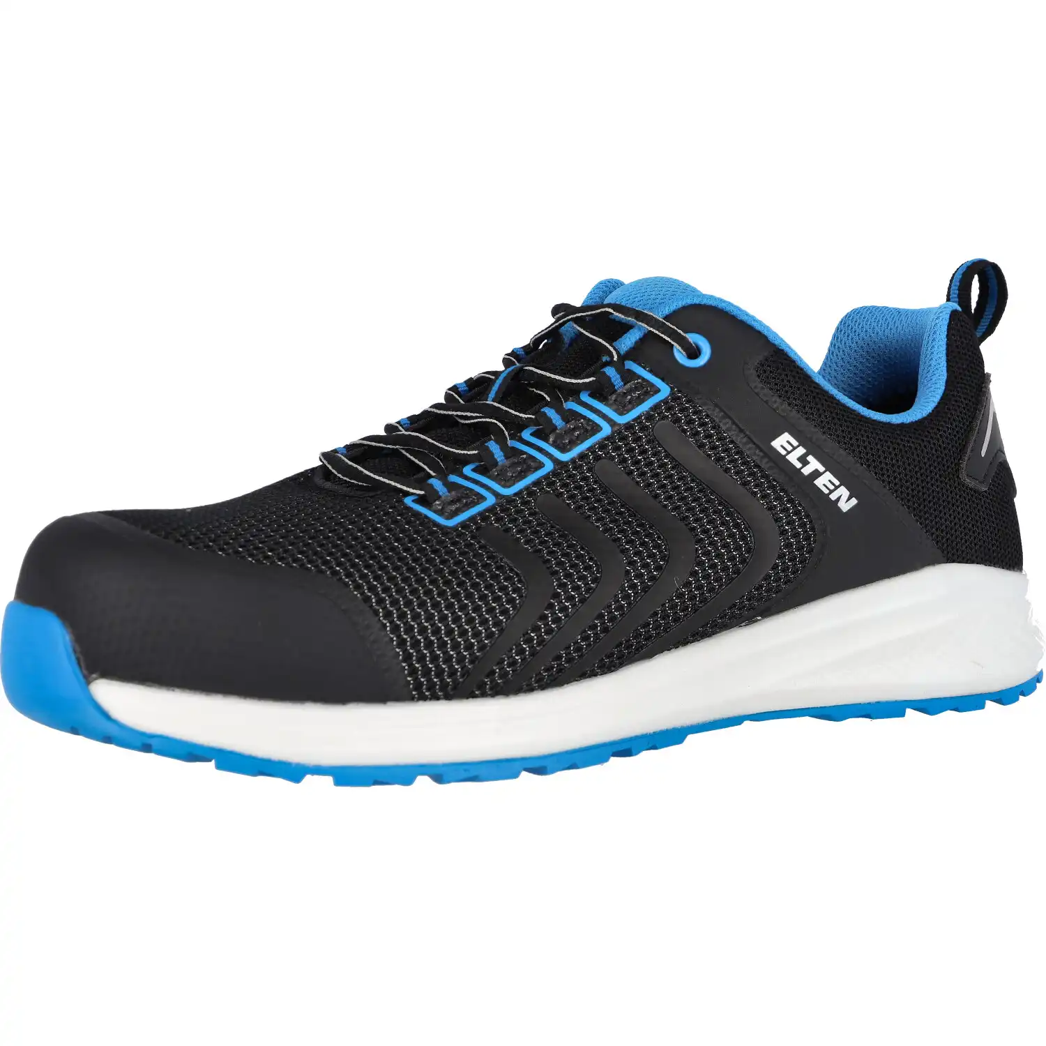 Sicherheitshalbschuhe S1P "LIVAS BLACK-BLUE" ESD TRANSFOAMERS in 44 - Thumbnail 1