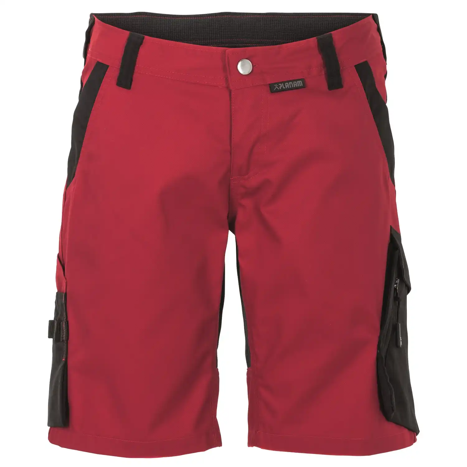 Damen Stretch-Shorts "Norit" in rot/schwarz, L - Bild 1