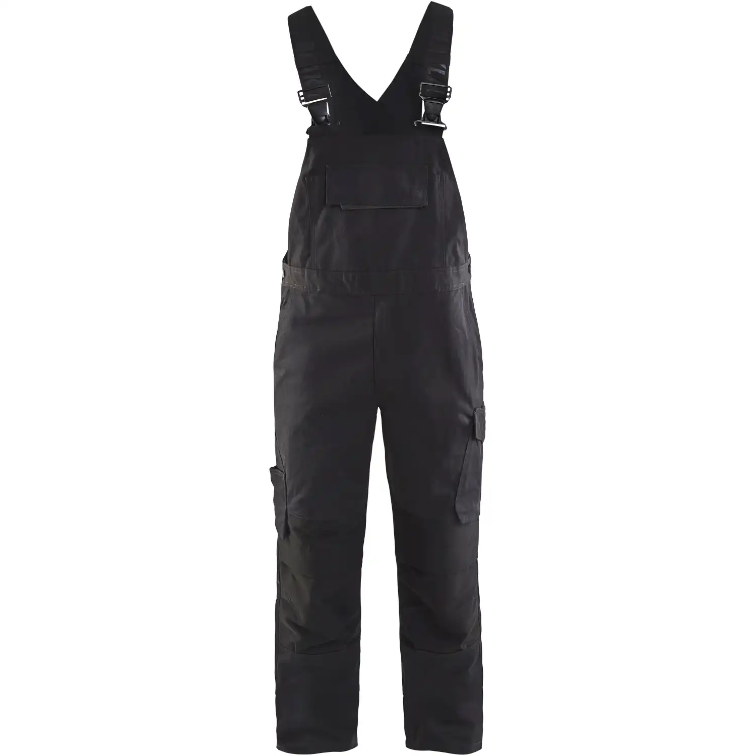 Stretch Latzhose "2695" in schwarz/dunkelgrau, C62 - Thumbnail 1
