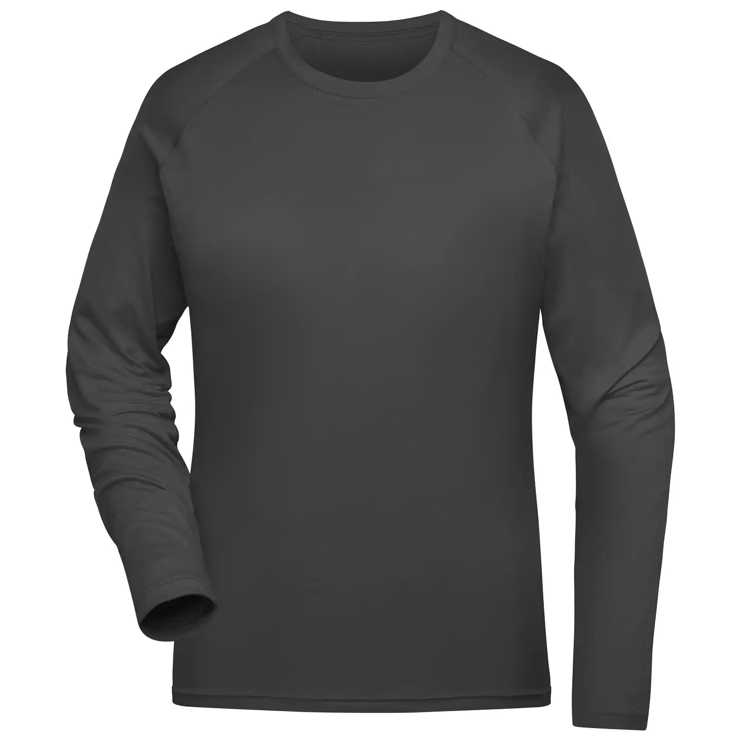 Damen Langarm Funktionsshirt"JN521" in titan, XS - Thumbnail 1