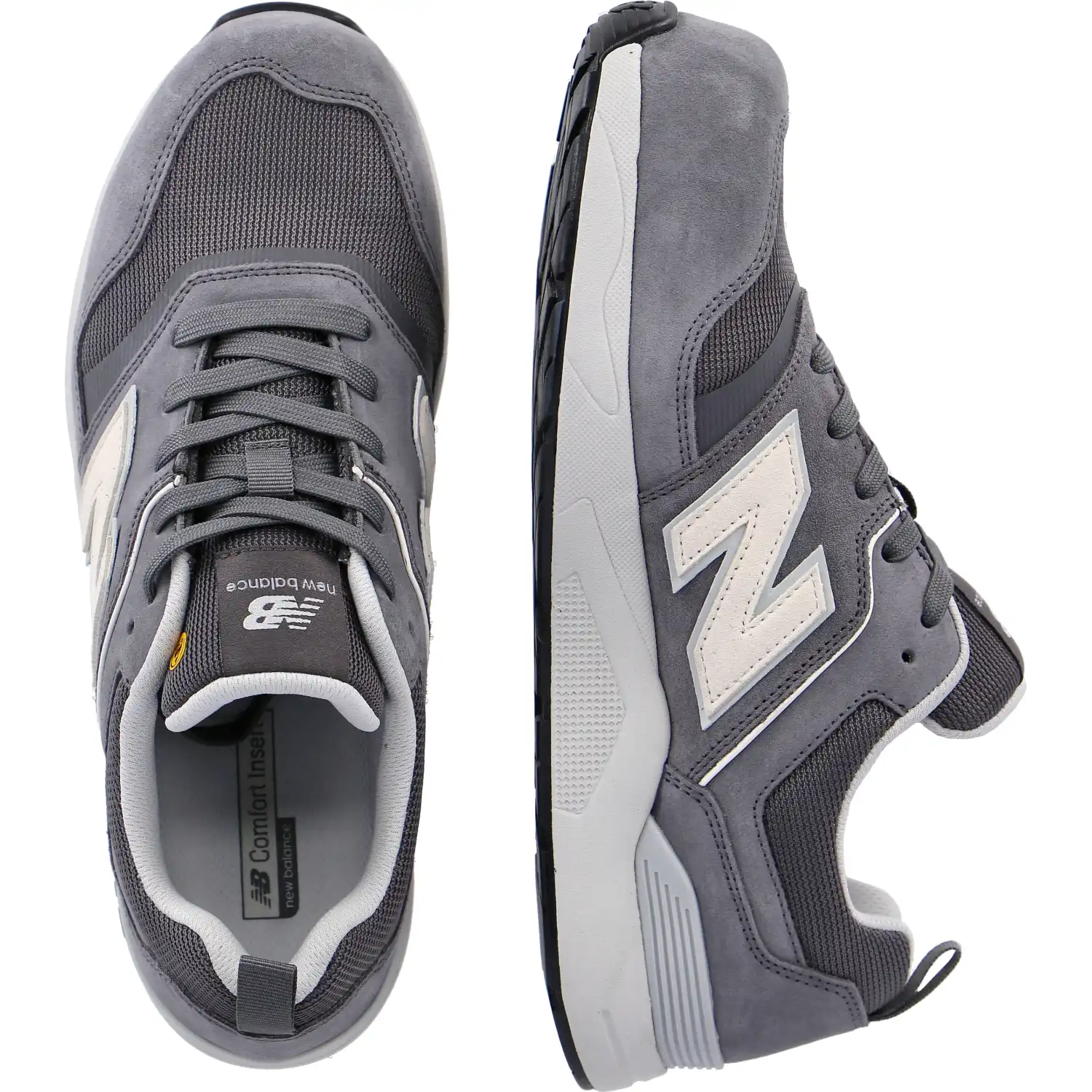 Halbschuhe S1PL "MEELCAP" grau/weiß in 45 - Thumbnail 2