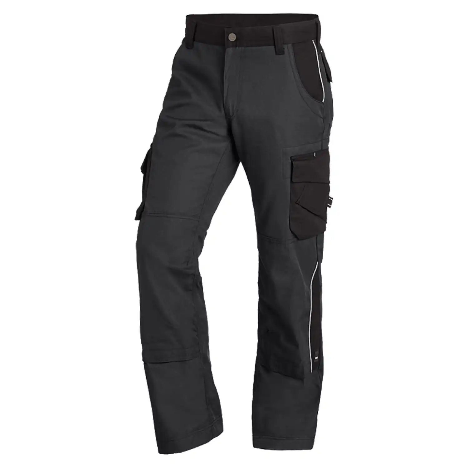 Premium Bundhose BRUNO "Twill 300" in anthrazit/schwarz, 48 - Bild 1