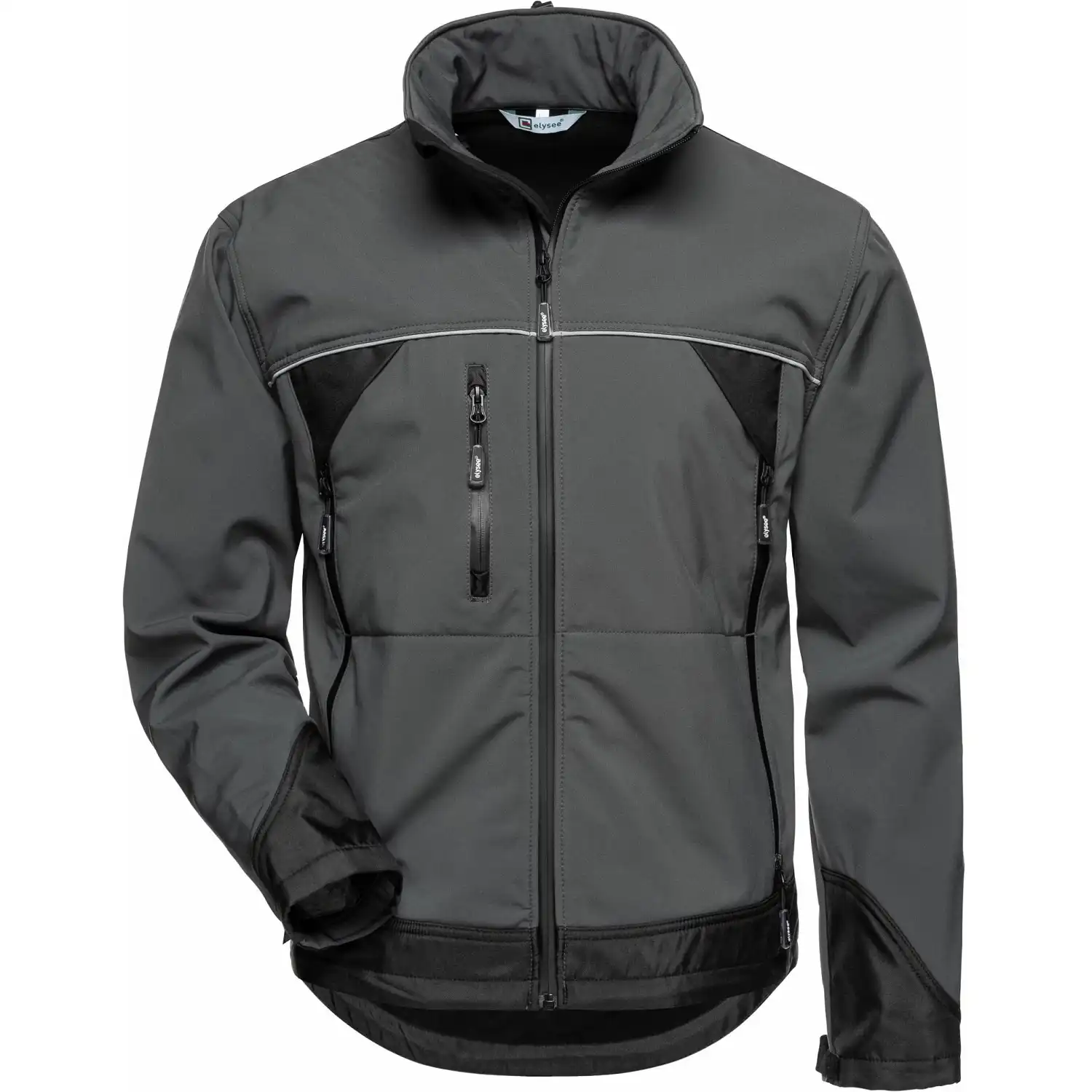 Premium Softshell-Funktionsjacke "BETA"grau in 4XL - Bild 1