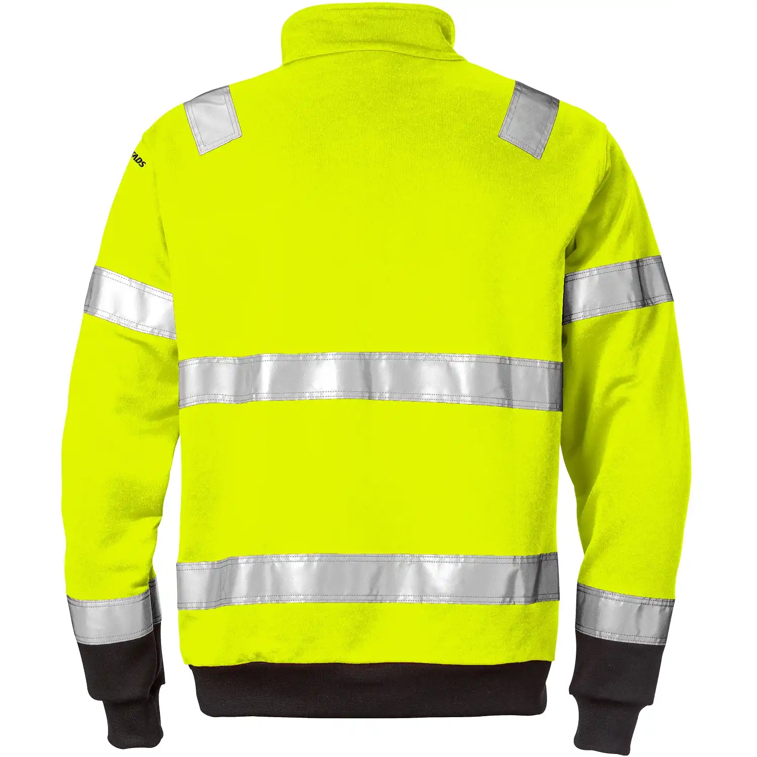 Warnschutz Zip-Sweatshirt "728 SHV" UV-Schutz in gelb/schwarz, 3XL - Thumbnail 2