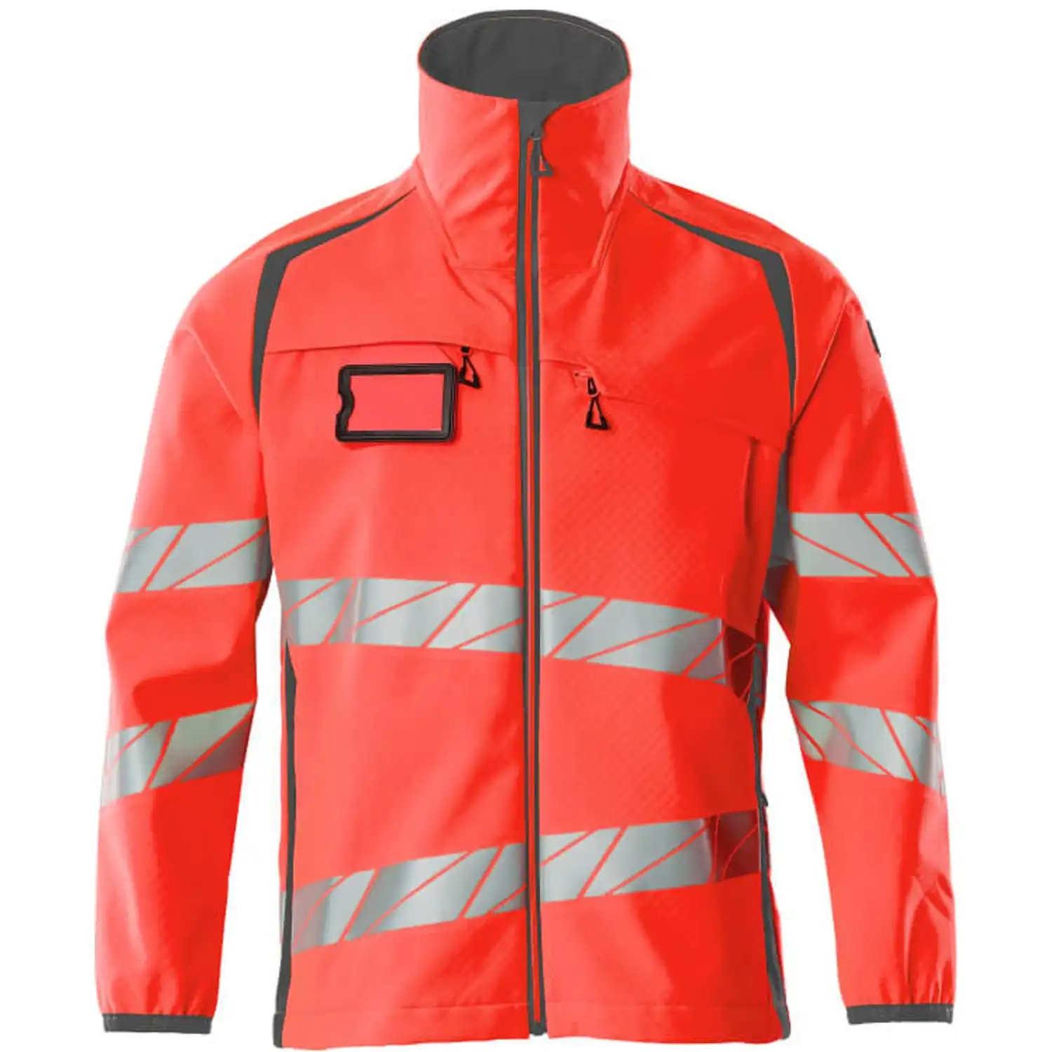 Warnschutz Softshelljacke "ACCELERATE SAFE" in rot/dunkelanthrazit, S - Bild 1