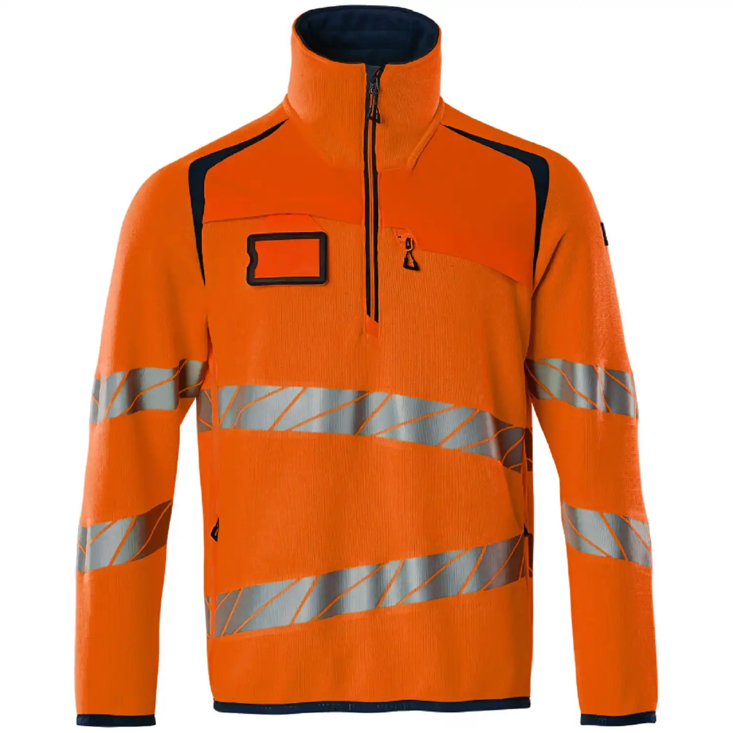 Warnschutz Strickpullover "ACCELERATE SAFE" in orange/schwarzblau, XXL - Bild 1