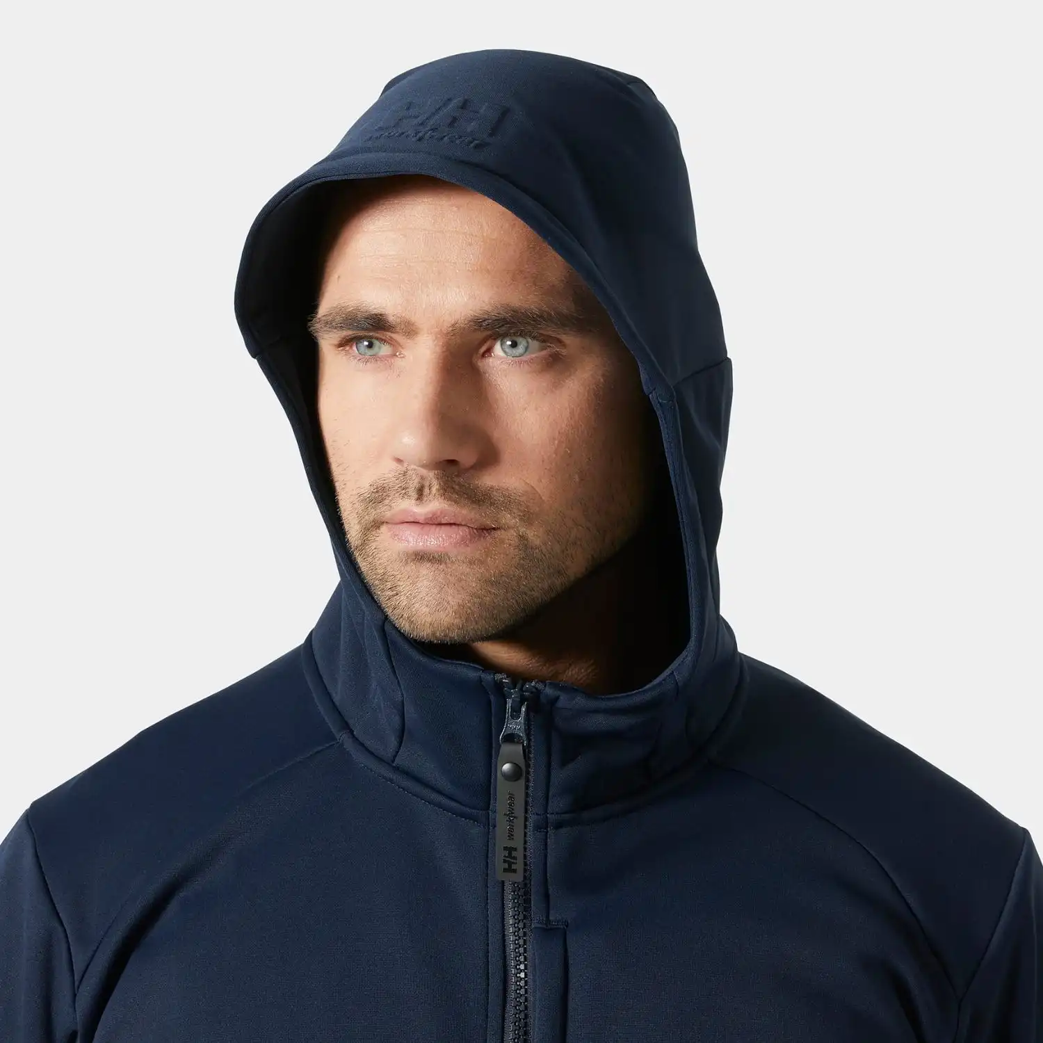 Kapuzen Funktionsjacke "TECH HOODED MIDLAYER" in marine, XXL - Thumbnail 5