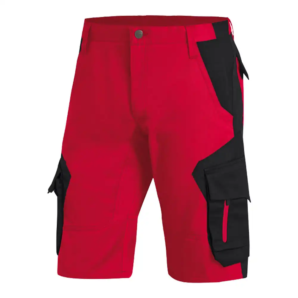 Arbeitsshorts "WULF" in rot/schwarz, 52 - Thumbnail 1