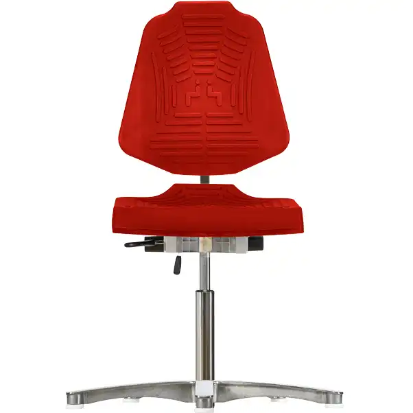 Arbeitsstuhl WS 1210 E XL MASTER 150 farb in signalrot - Thumbnail 1
