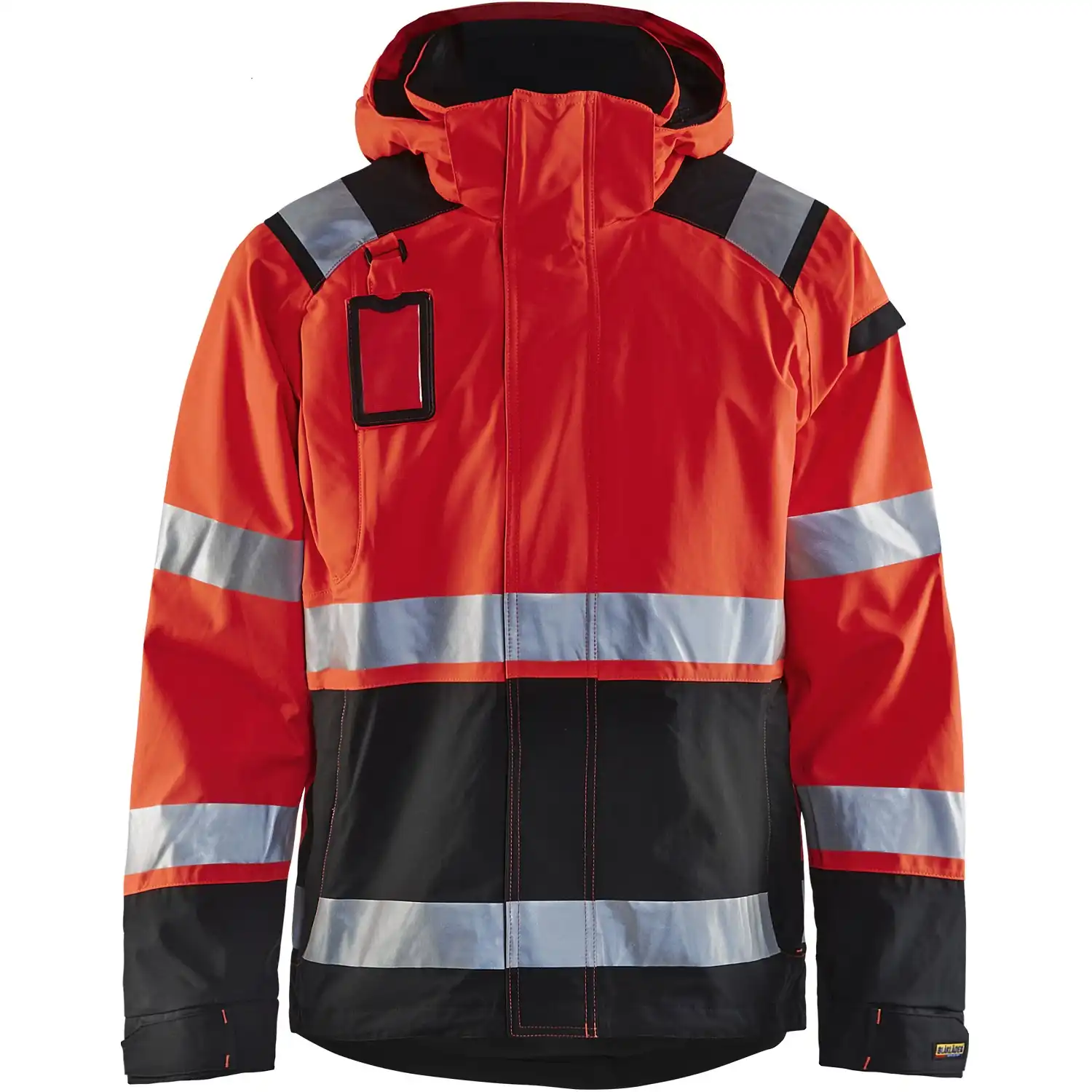 Warnschutz Shelljacke "4987" in rot/schwarz, 3XL - Thumbnail 1