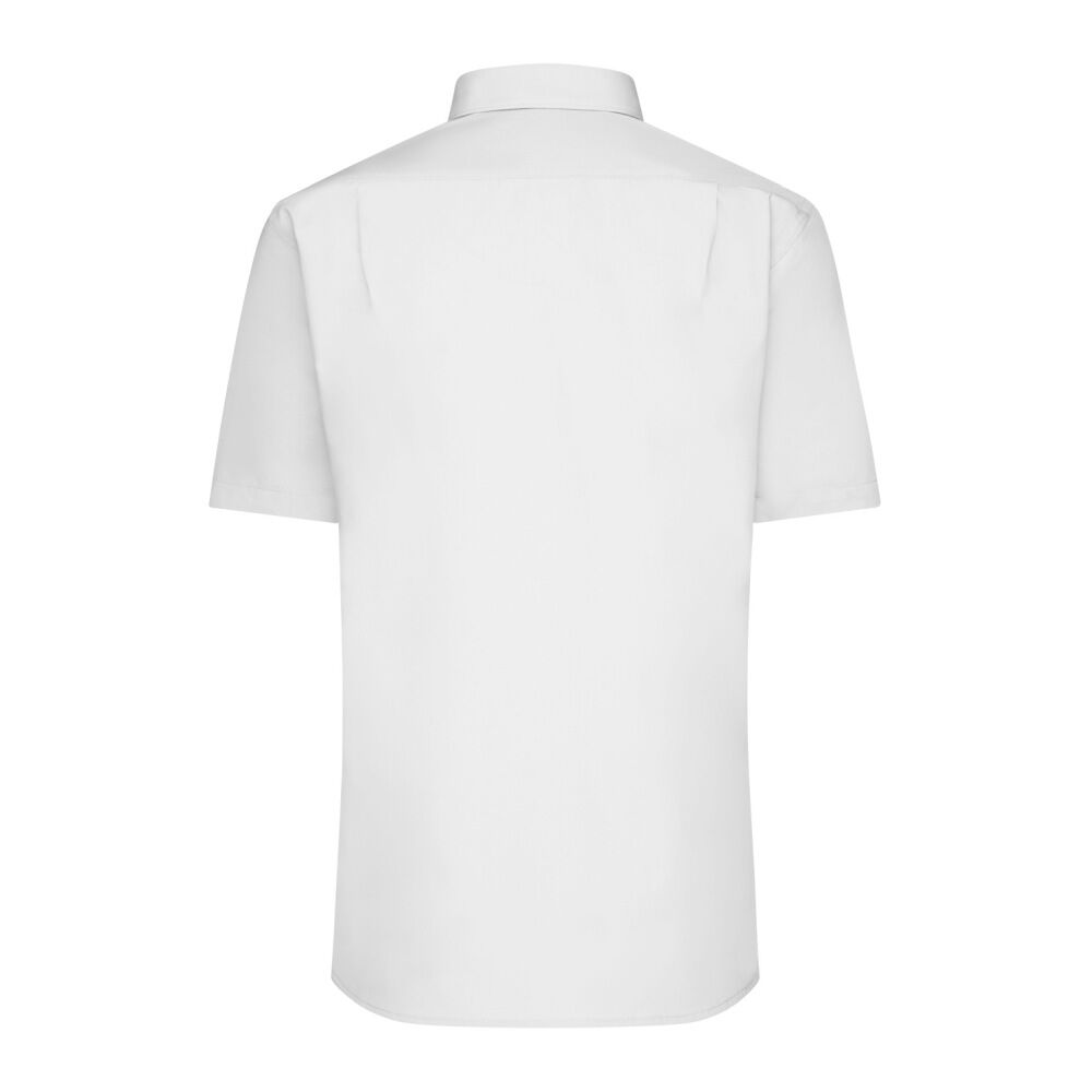 Kurzarm Hemd "JN680" in white, 3XL - Thumbnail 2