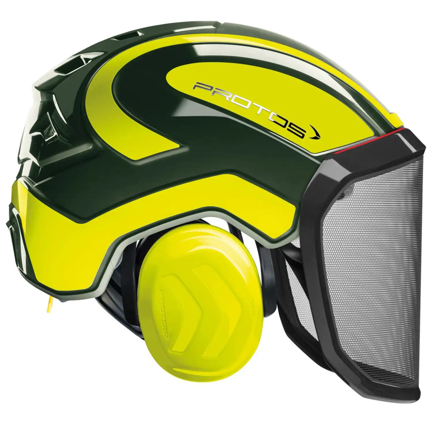 Forsthelm "INTEGRAL FOREST" fein F39 in oliv/neongelb - Thumbnail 1