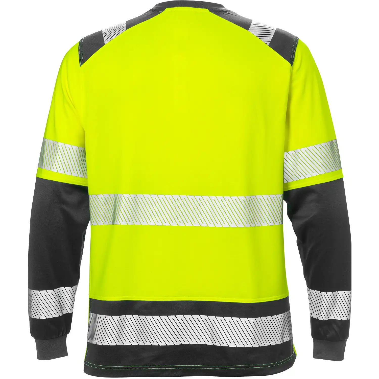 Warnschutz Langarmshirt "7457 THV" Stiby in gelb/schwarz, XS - Thumbnail 2