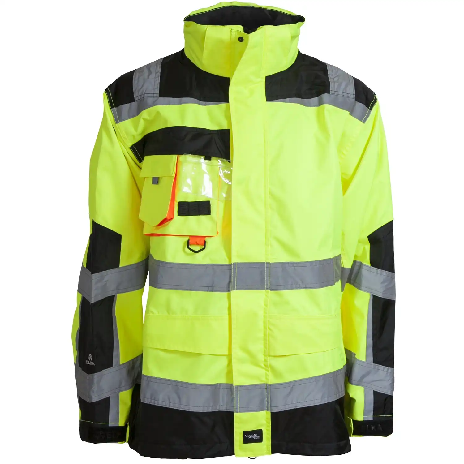 Warnschutz Regenjacke "086004R" Visible Xtreme Kl. 3 in fluorgelb, 5XL - Bild 1