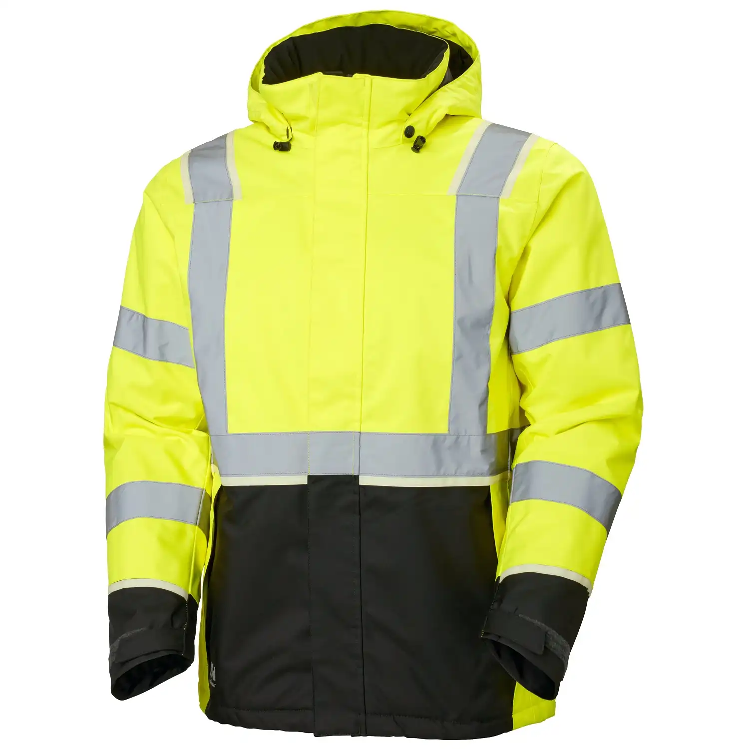 Warnschutz Winterjacke "UC-ME" Nachtleuchtend in gelb/schwarz, L - Thumbnail 1