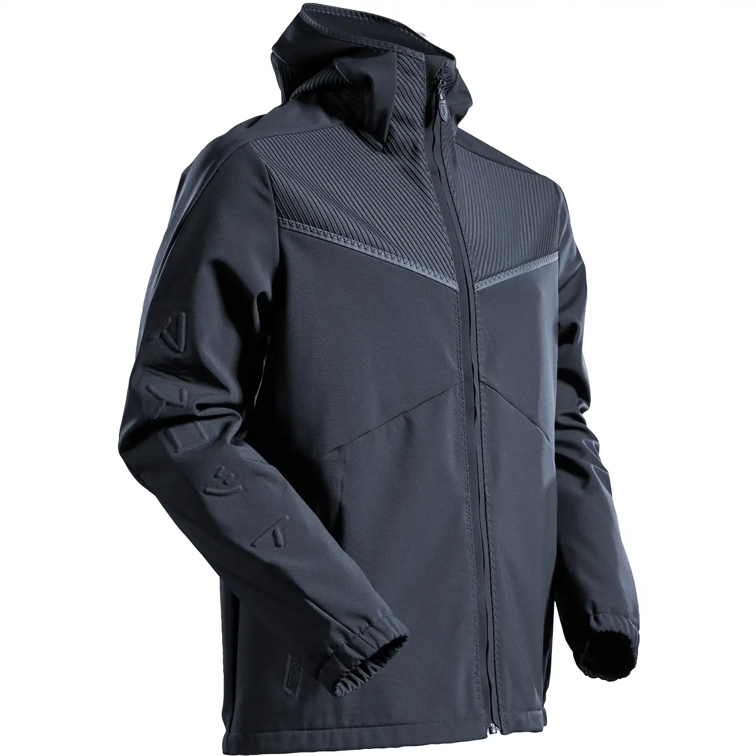 Softshelljacke "22102-649" Customized in schwarzblau, XXL - Bild 1