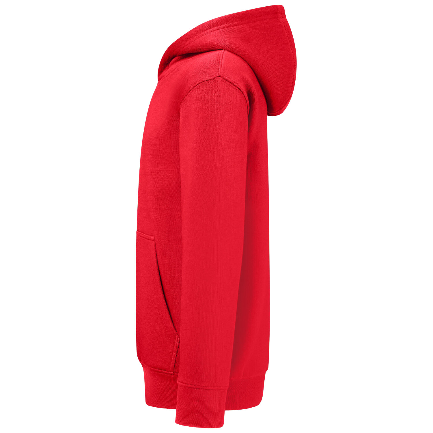 Kinder Hoodie Bio-Baumwolle "562" in 110/116, Rot - Thumbnail 4