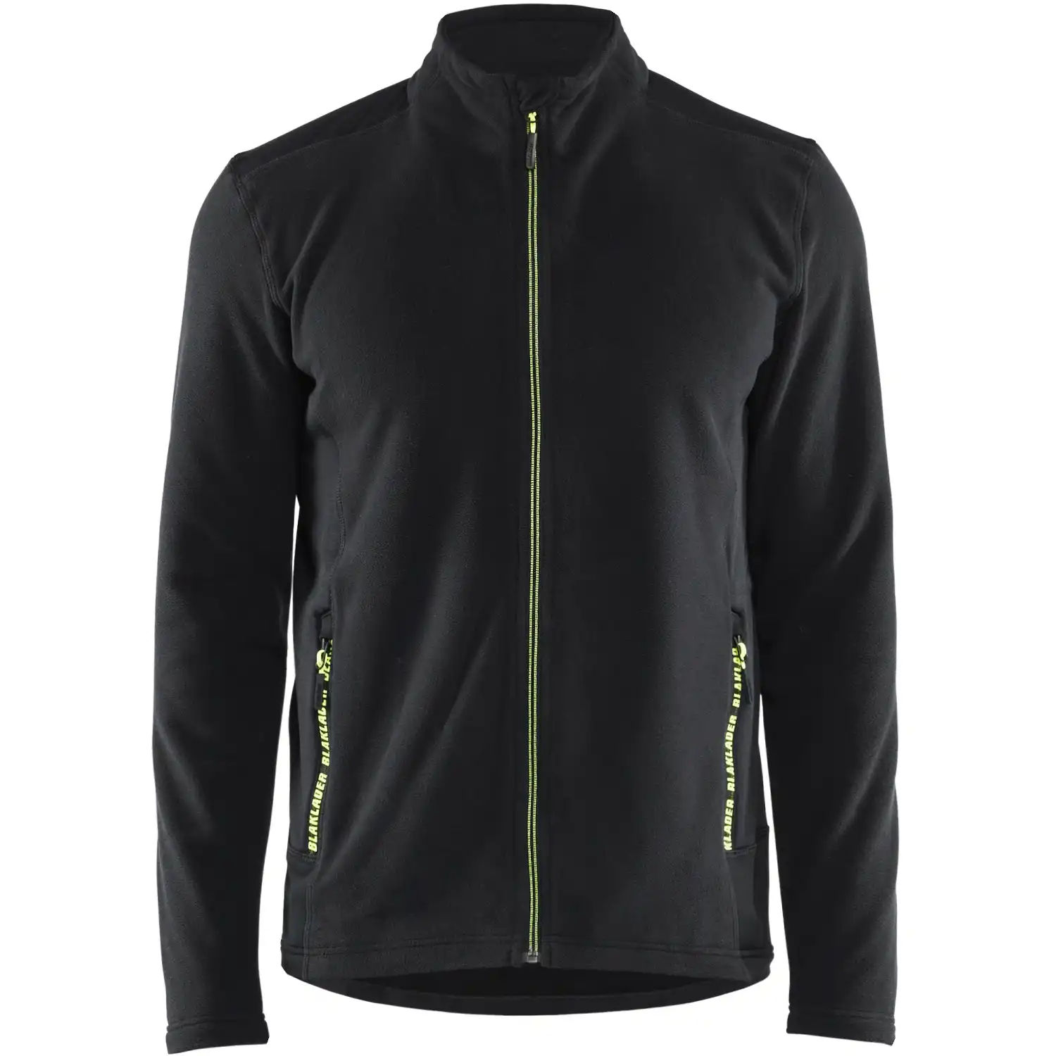 Microfleecejacke "4765" Unite in schwarz/gelb, 3XL - Thumbnail 1