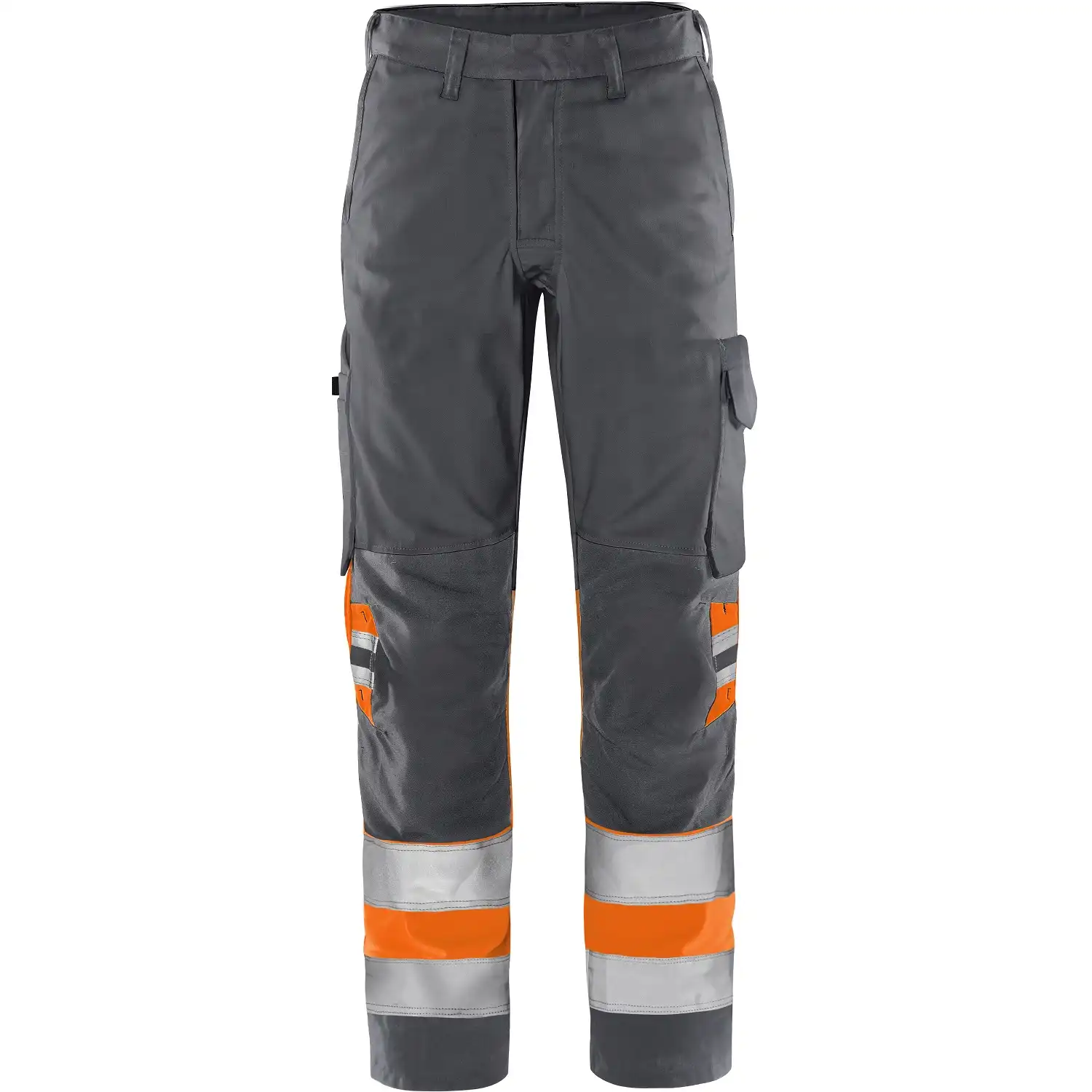 Warnschutz Bundhose Kl. 1 "2649 GPLU" Green Trofta in orange/grau, C44 - Thumbnail 1