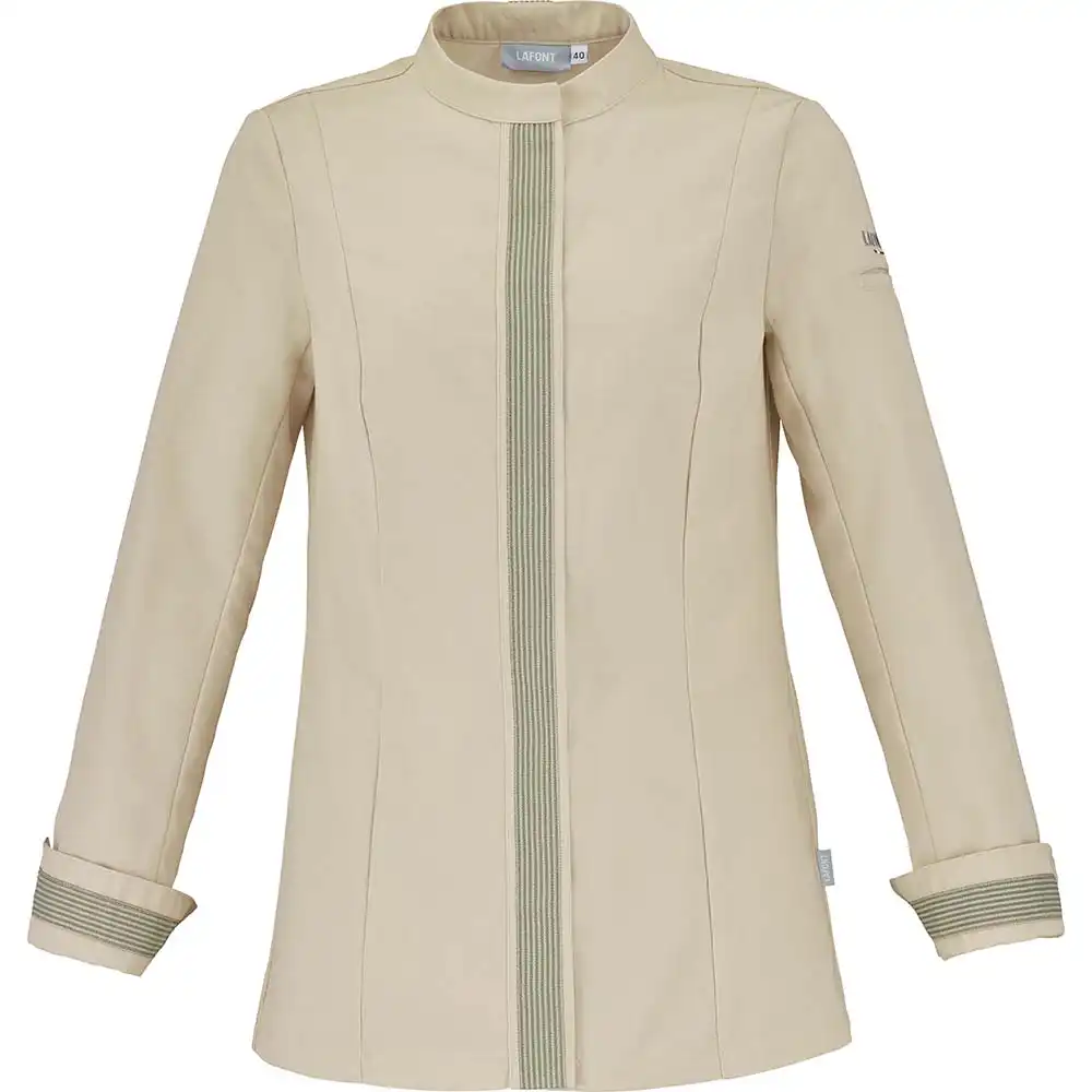 Damen Kochjacke "FAVA" in beige, 48 - Thumbnail 1