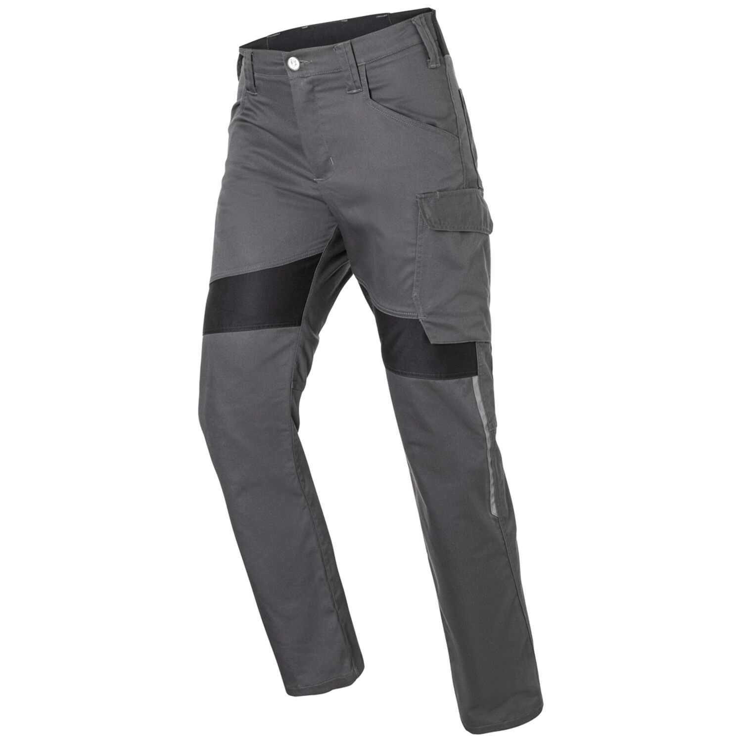 Stretch-Bundhose "REFORCE" in dunkelgrau/schwarz, 48 - Thumbnail 1
