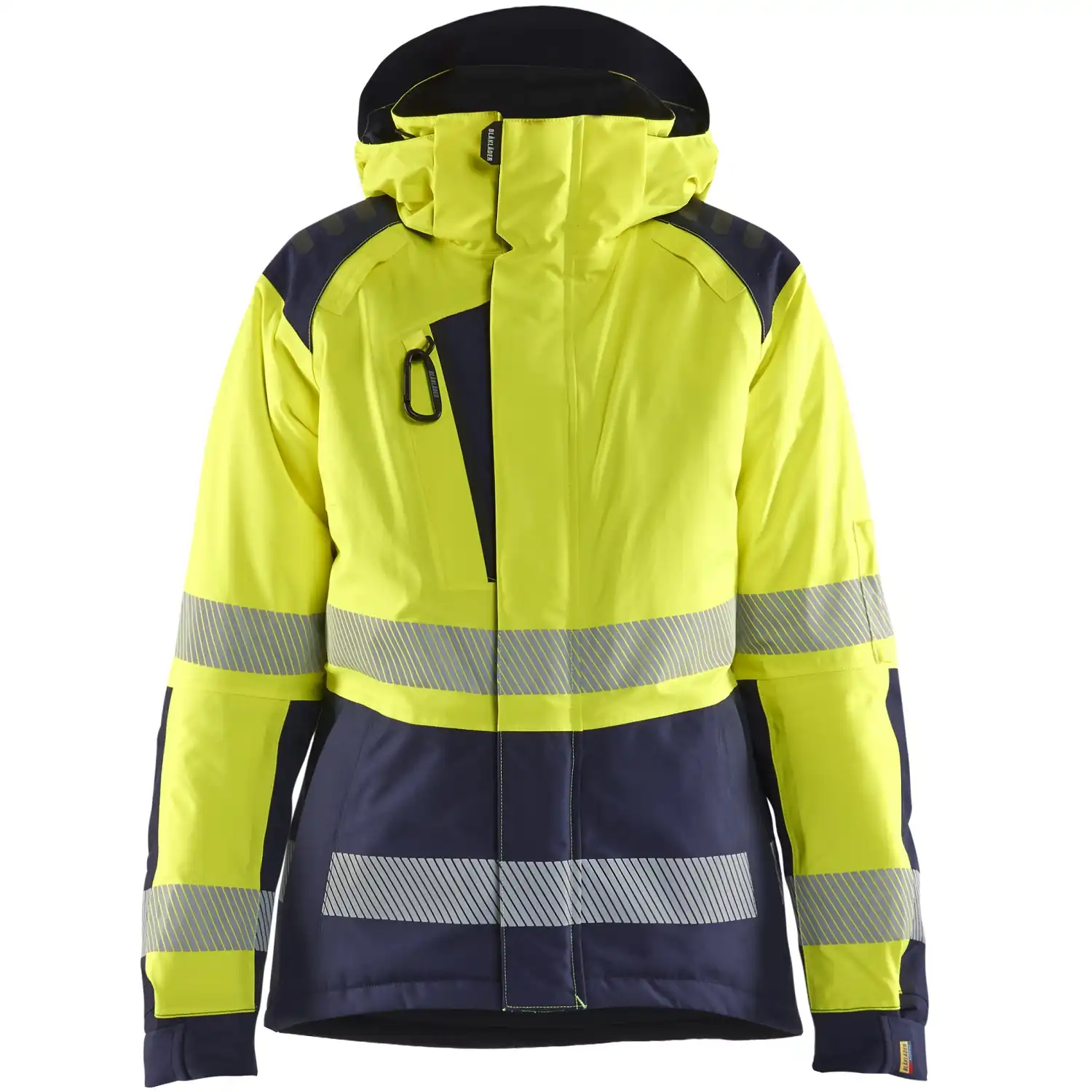 Damen Warnschutz Winterjacke Kl 2 "4456"  in gelb/marine, 3XL - Thumbnail 1