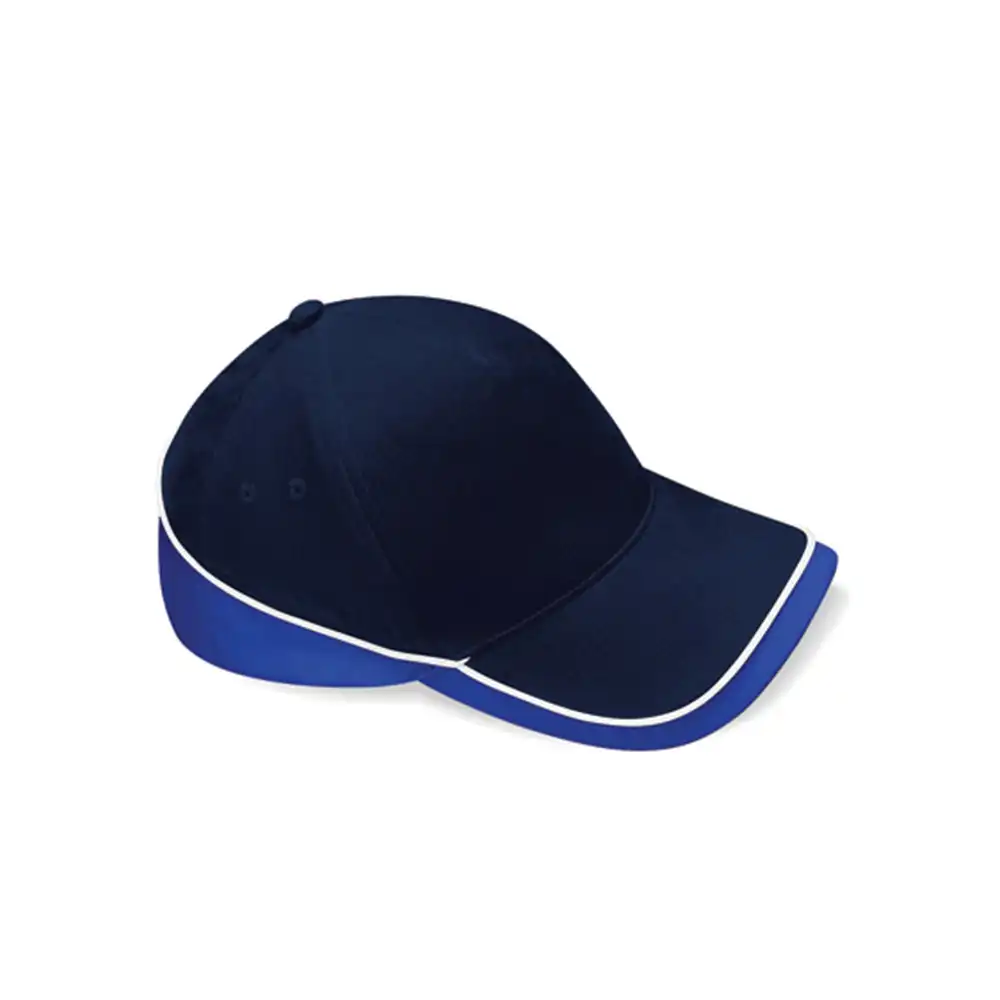 Basecap Teamwear Competition "CB171" in French Navy/Bright Royal/White - Thumbnail 1