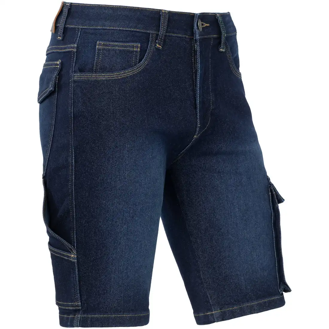 Stretch Jeans Shorts "EDO" X34 dark blue in W29 - Thumbnail 1
