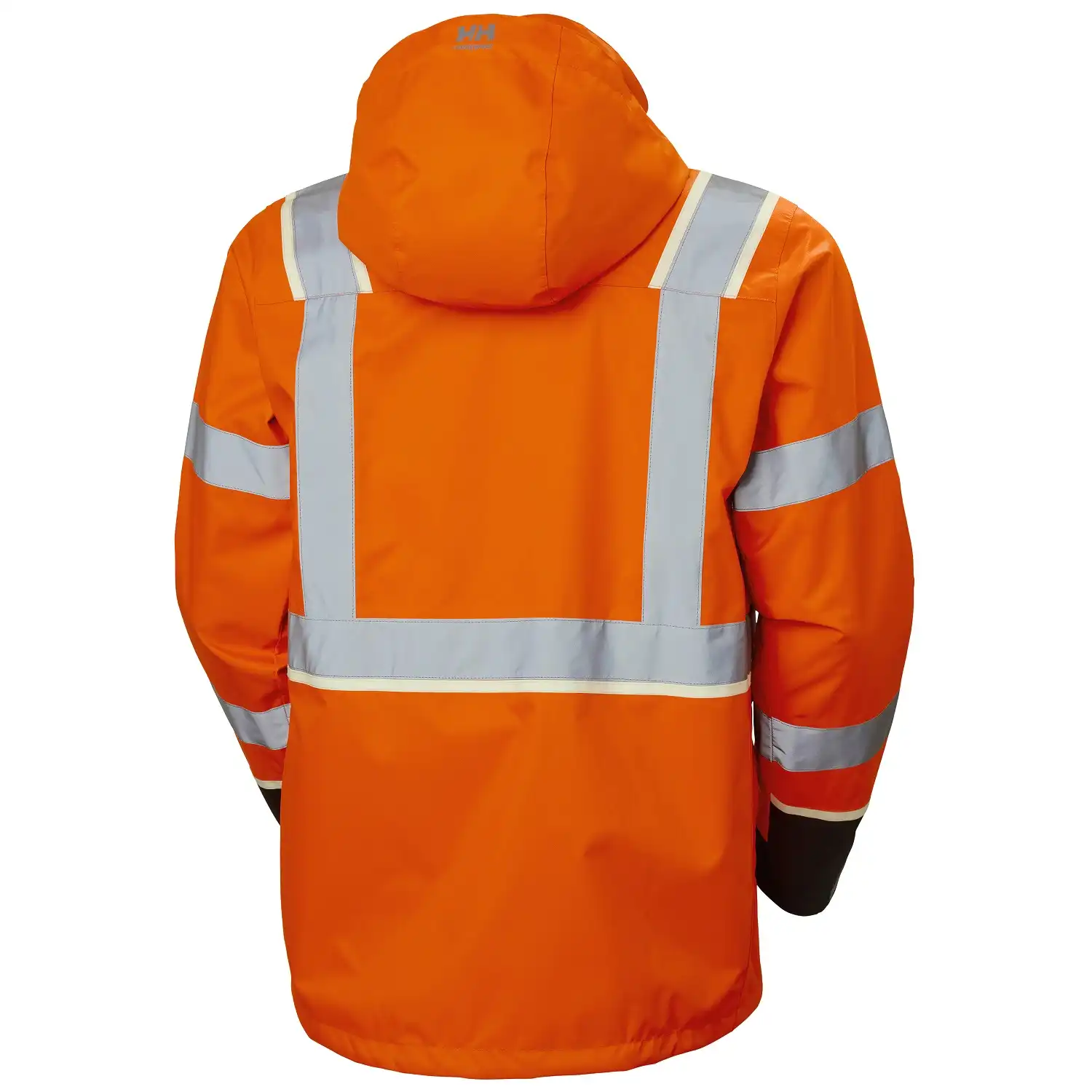 Warnschutz Regenjacke "UC-ME" in orange/schwarz, M - Thumbnail 2