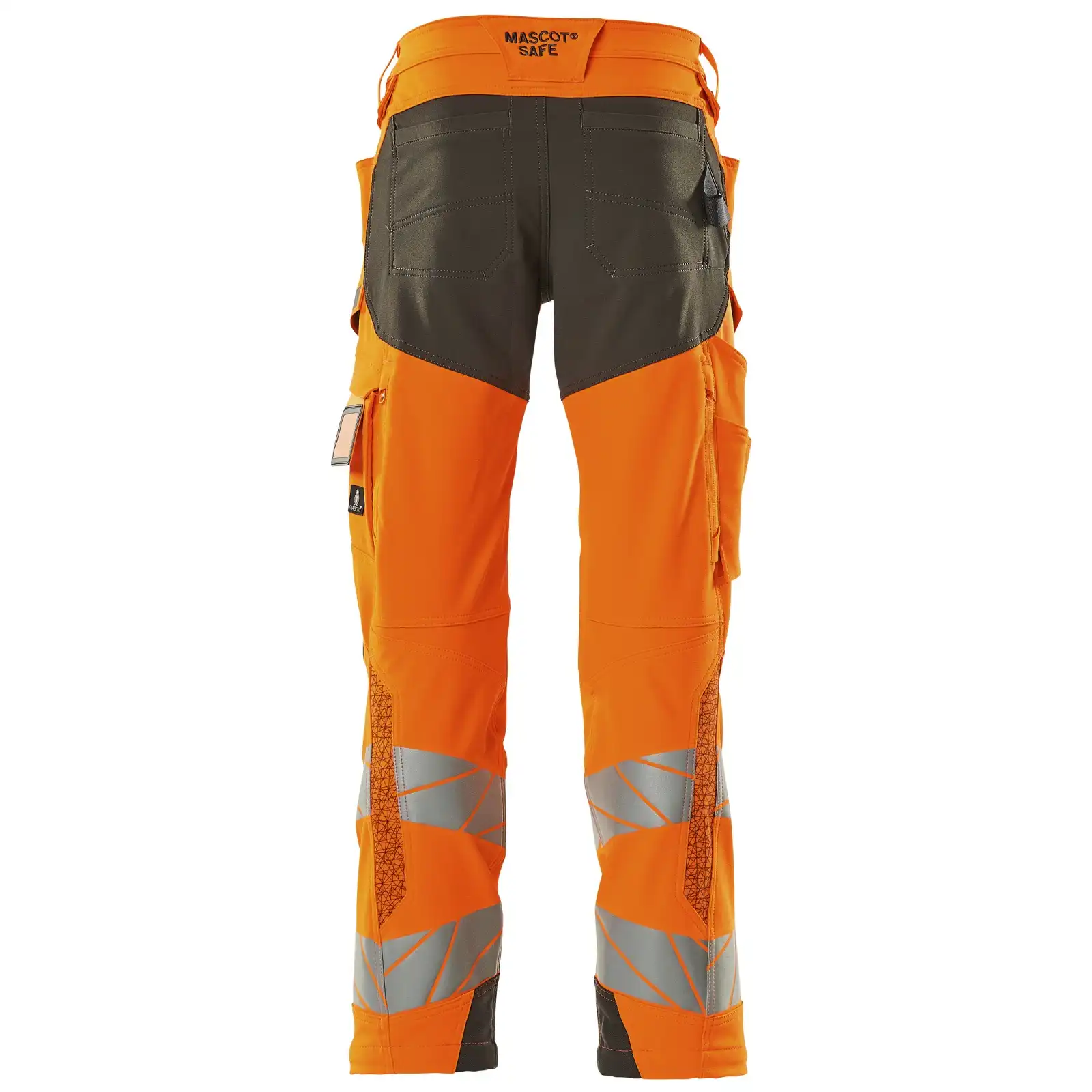Warn Stretchbundhose Kl.2 ACCELERATE SAFE  in orange/dunkelanthrazit, 76C52 (EU 26) - Thumbnail 2