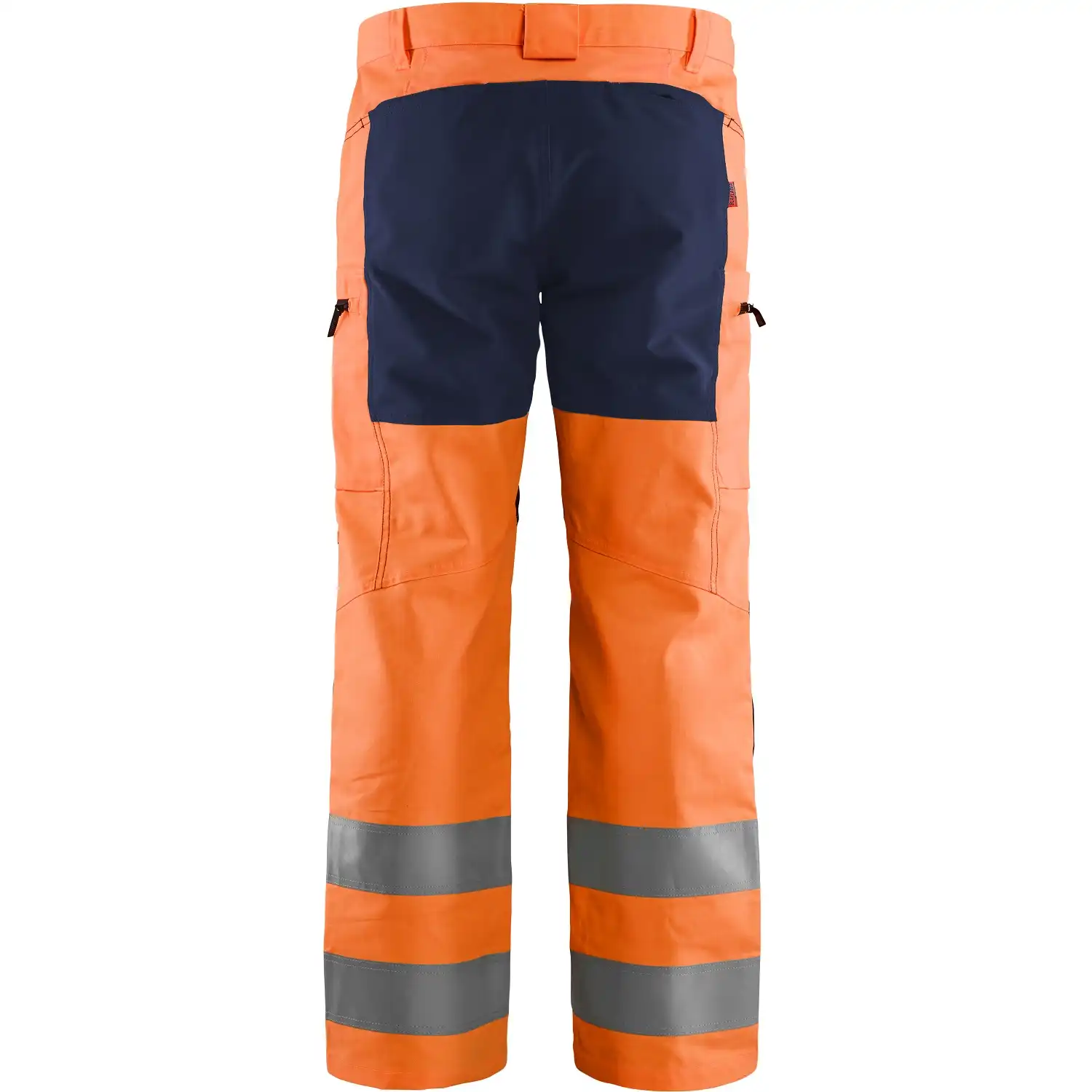 Warnschutz Stretch Bundhose "1585" in orange/marine, C144 - Thumbnail 2