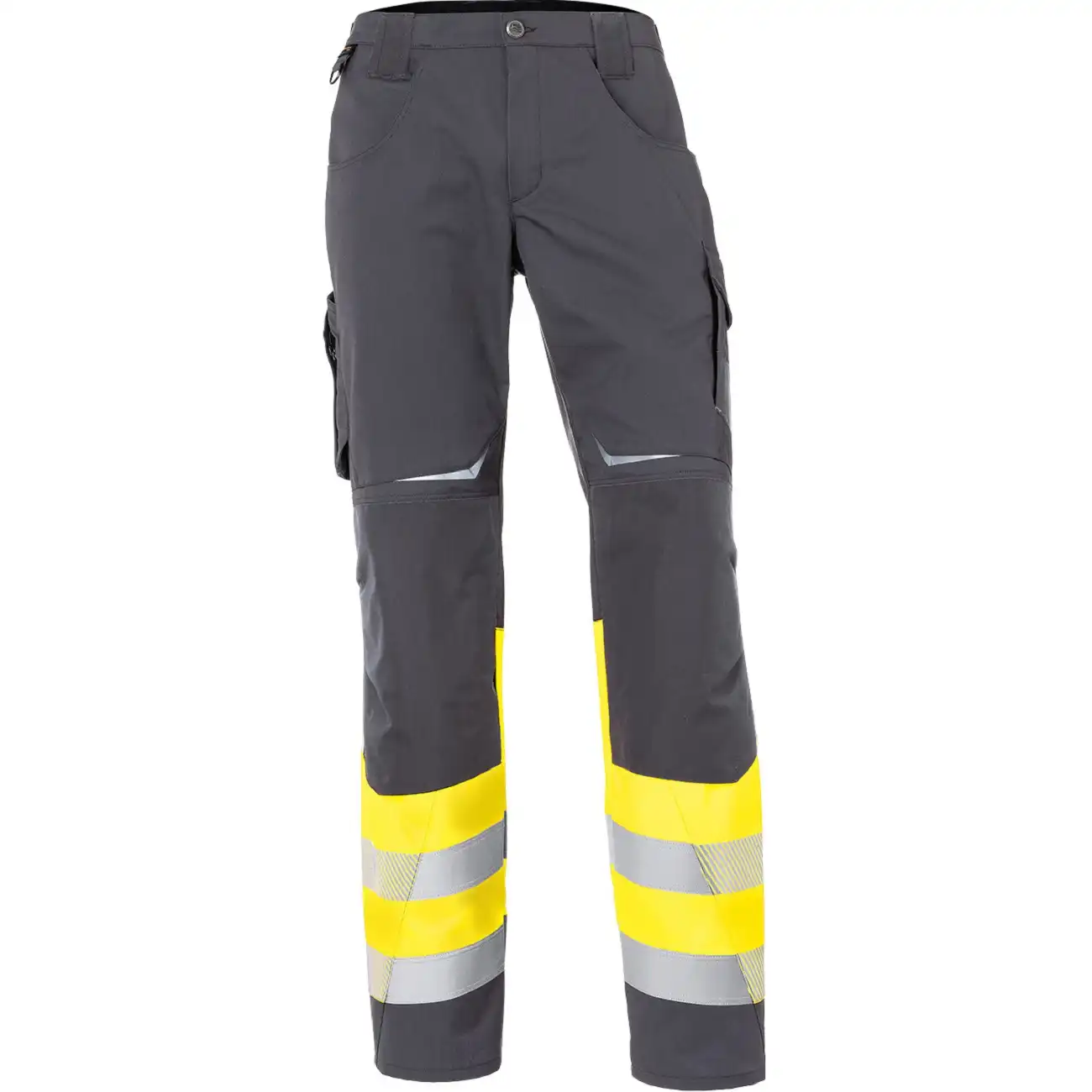 Warnschutz Bundhose "REFLECTIQ" Kl. 1 in gelb/anthrazit, 62 - Bild 1