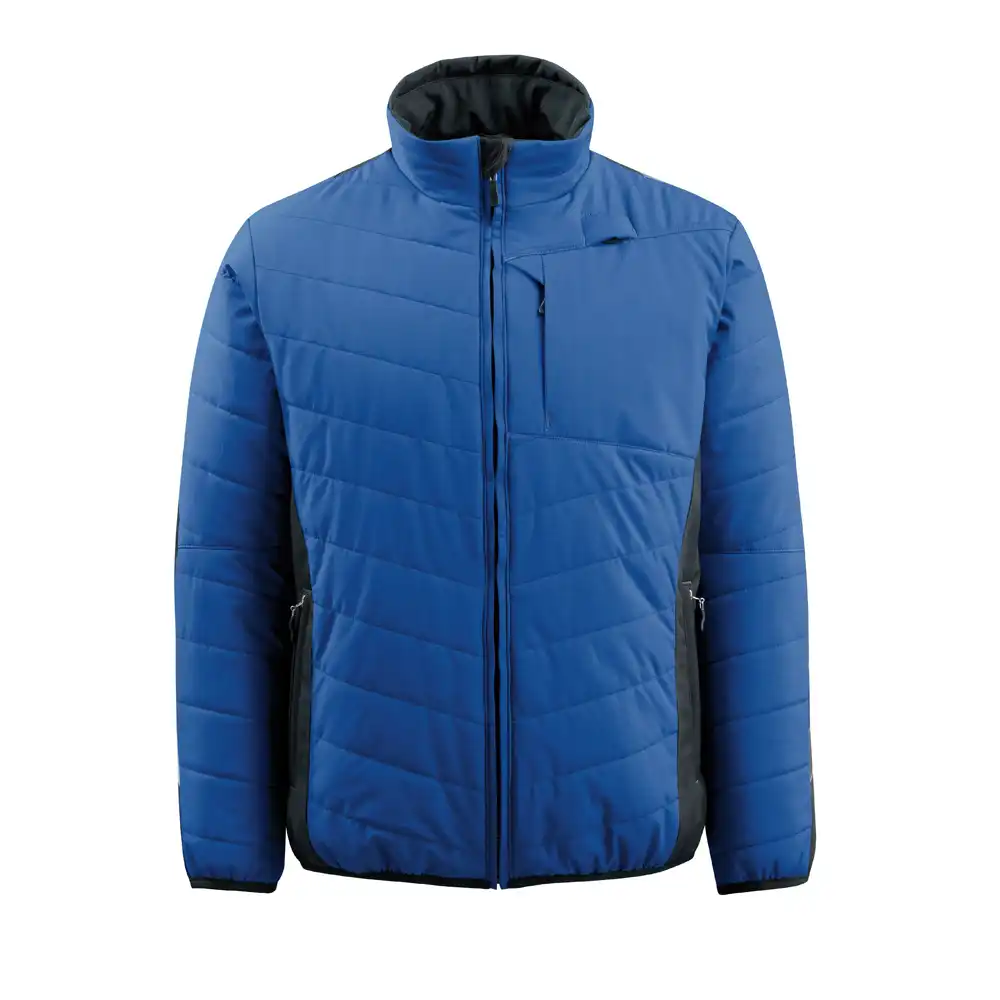 Thermojacke "ERDING" Unique mehrfarbig in kornblau/schwarzblau, L - Bild 1