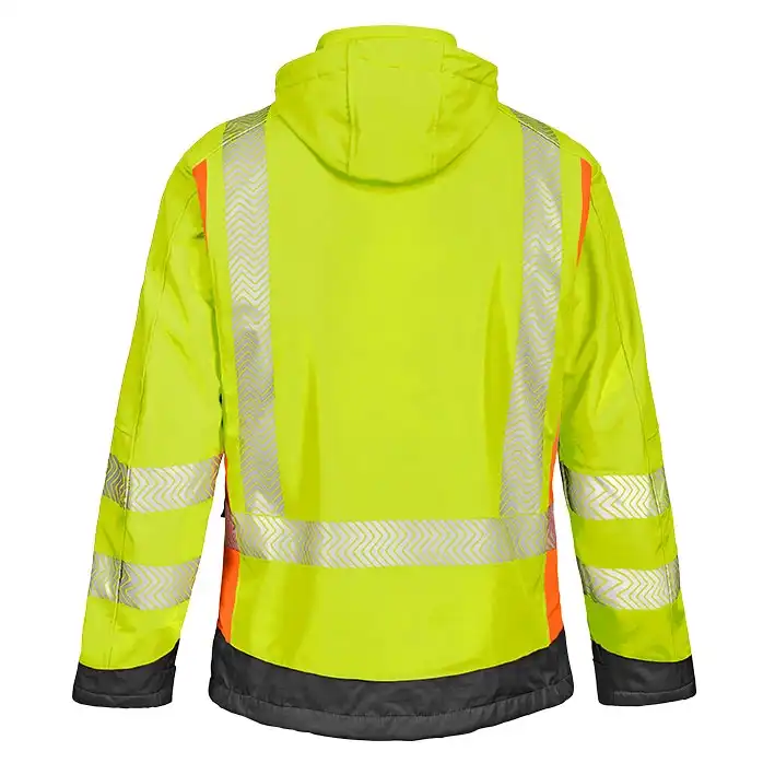 Warnschutz Softshelljacke "HOUSTON" in gelb/orange, S - Thumbnail 2