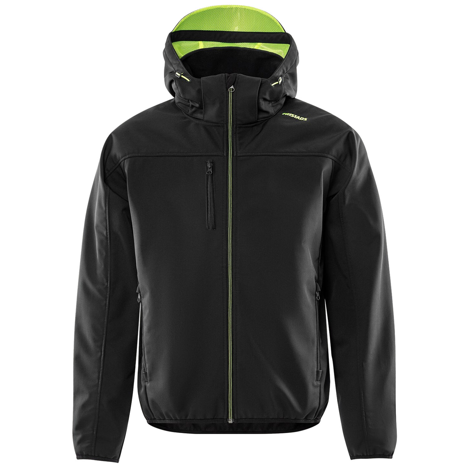 Softshell-Jacke "4655 GBF" in schwarz/gelb, XXS - Thumbnail 1
