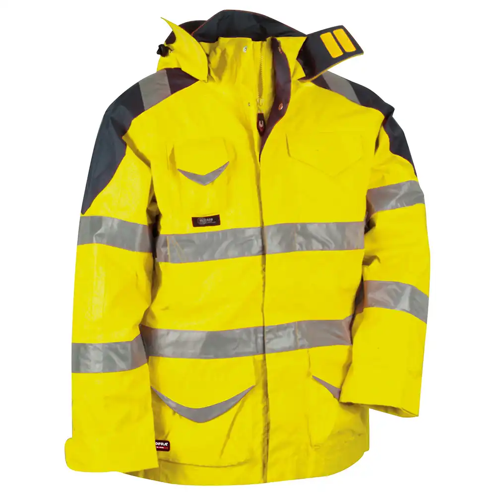 Warnschutz 4in1 Winterjacke "PROTECTION"  in gelb, 46 - Bild 1