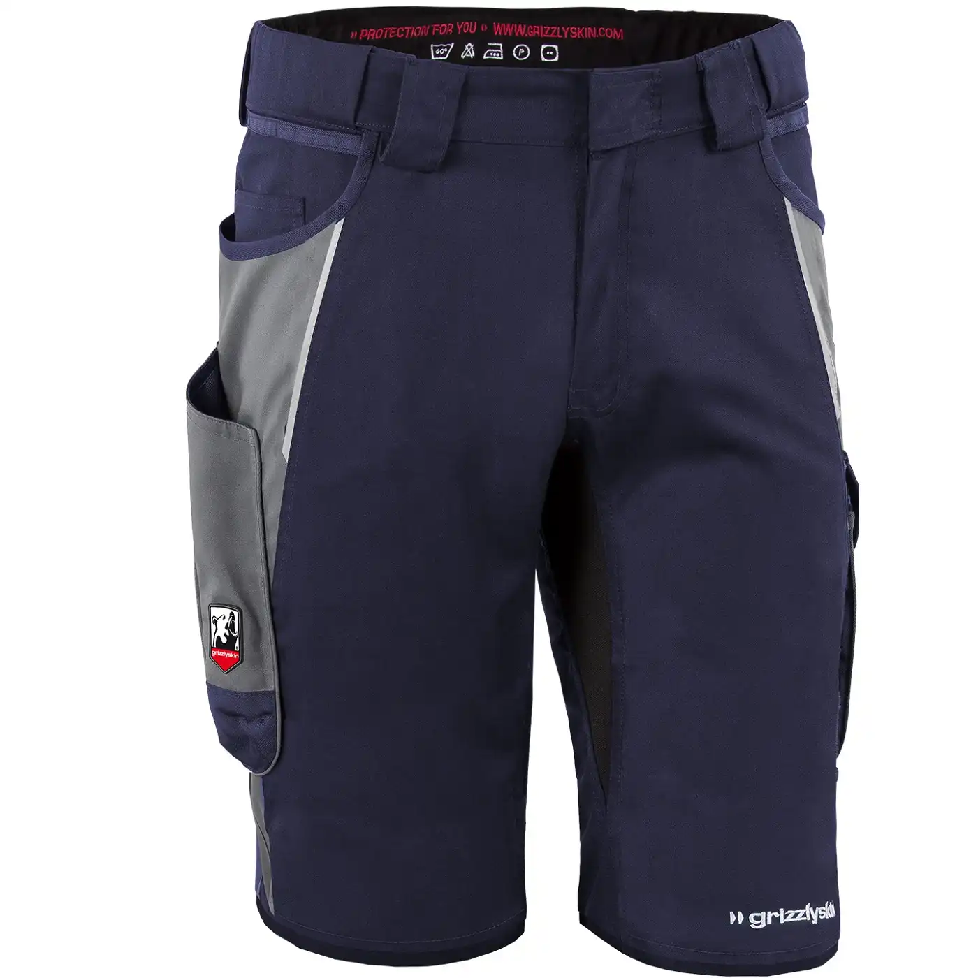 Shorts "IRON" in marine/grau, N42 - Thumbnail 1