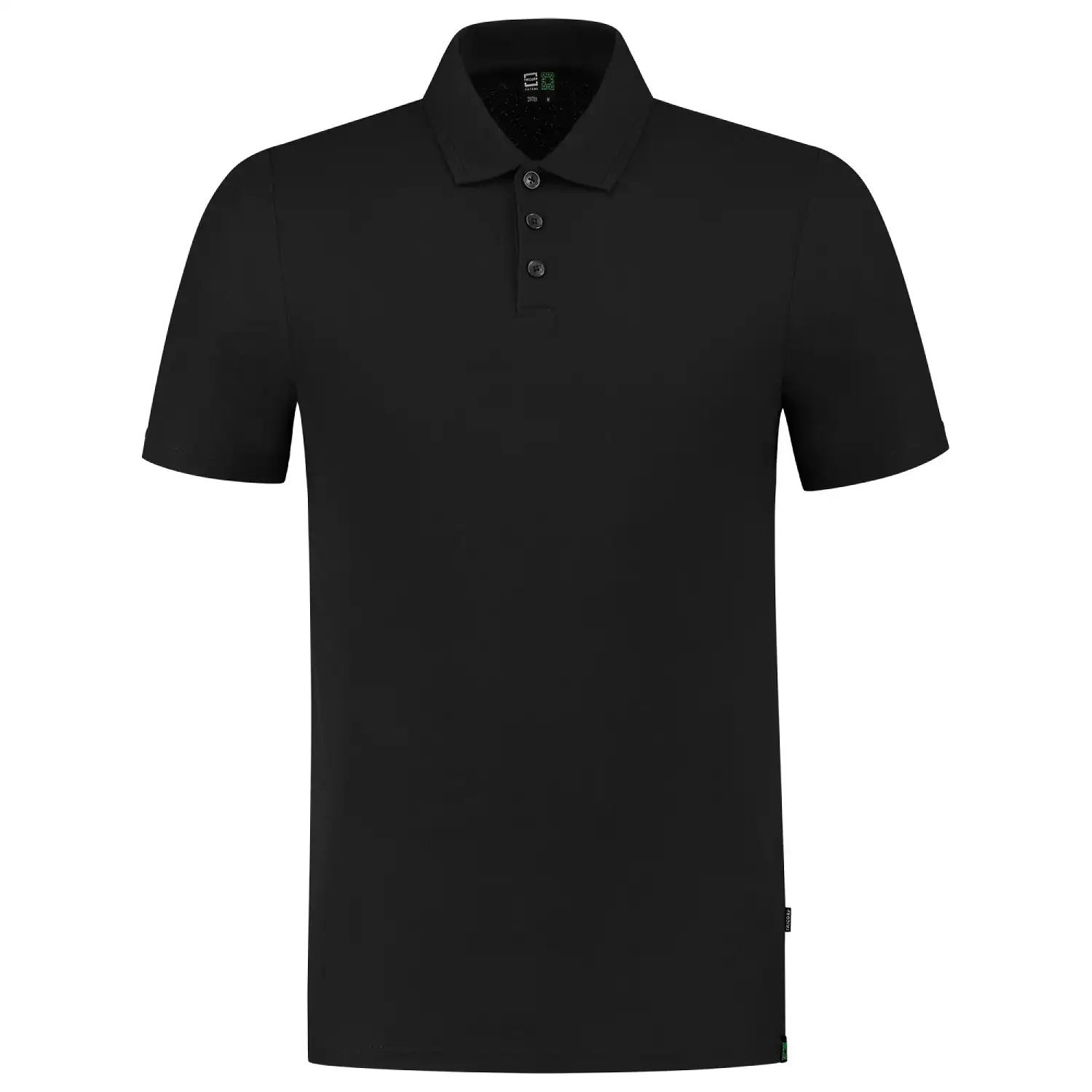 Polo-Shirt Rewear Fittet "201701" Casual in black, L - Thumbnail 1
