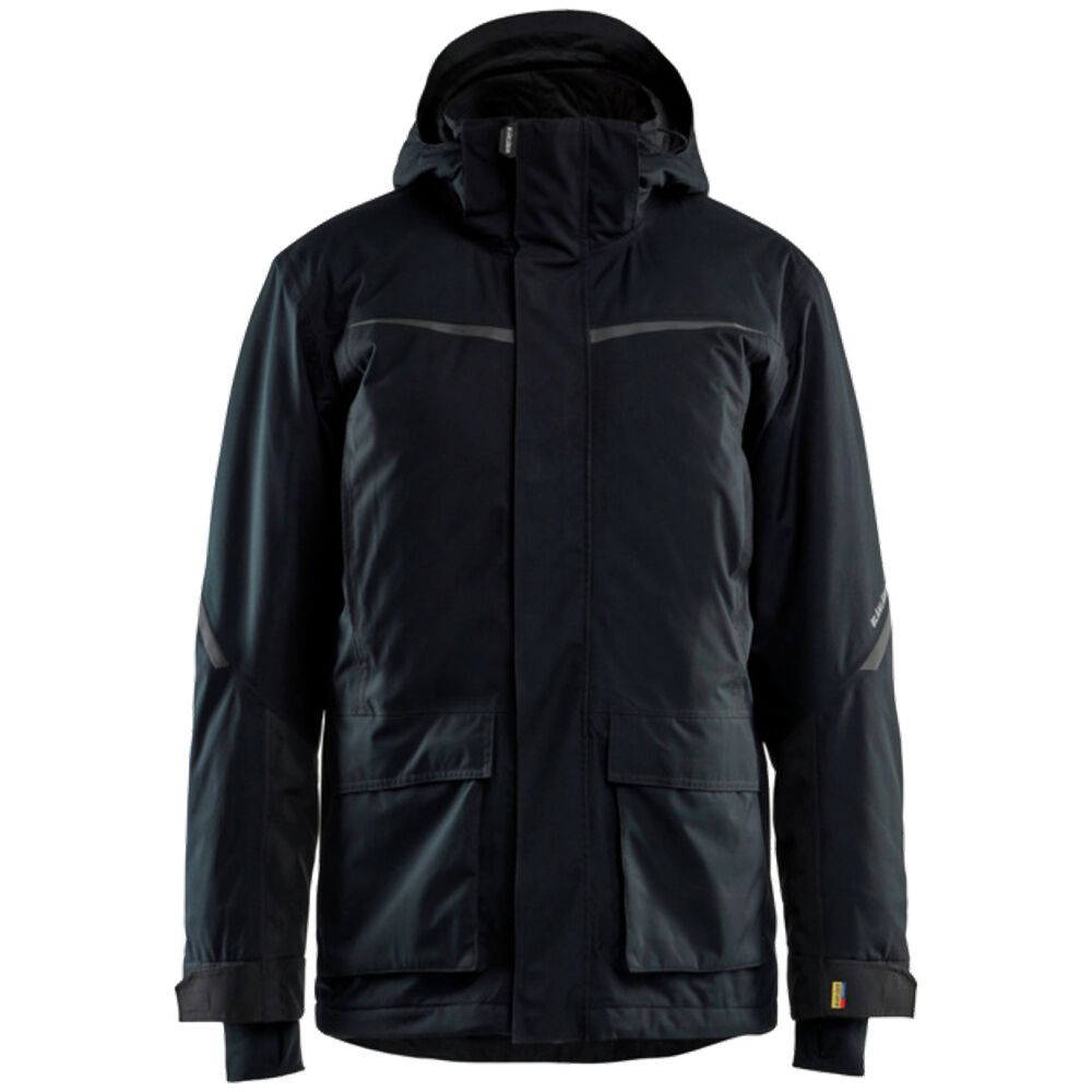 Winterparka Schwarz "4989" in L - Thumbnail 1