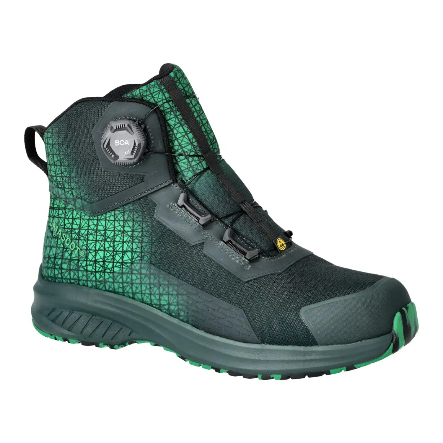 Sicherheitshochschuh S3S "ACCELERATE BOA® Fit System" Grün/Grasgrün in 40 - Thumbnail 2