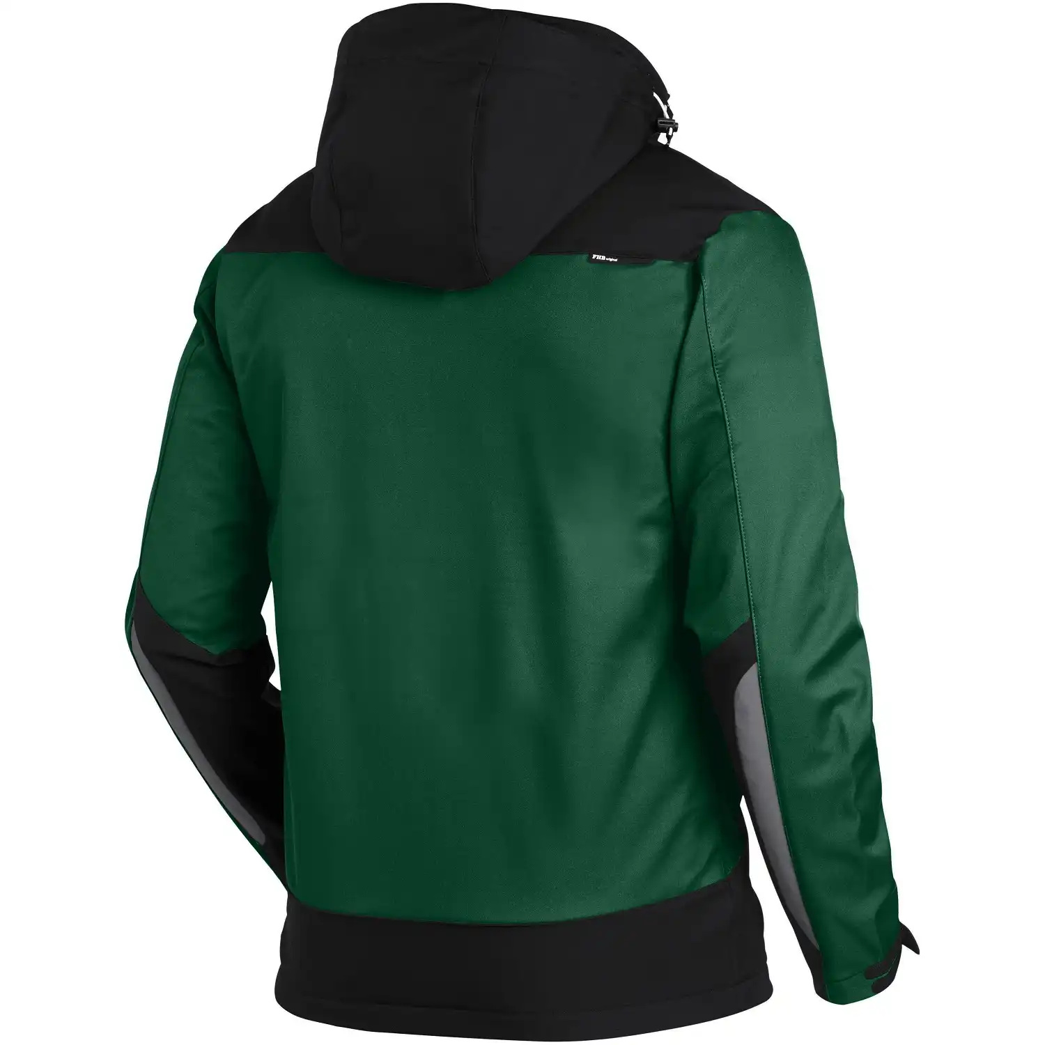 Softshelljacke "JANNIK" in grün/schwarz, XXL - Thumbnail 2