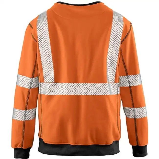 Warnschutz Sweatshirt "COLUMBUS" in Orange, 4XL - Thumbnail 2