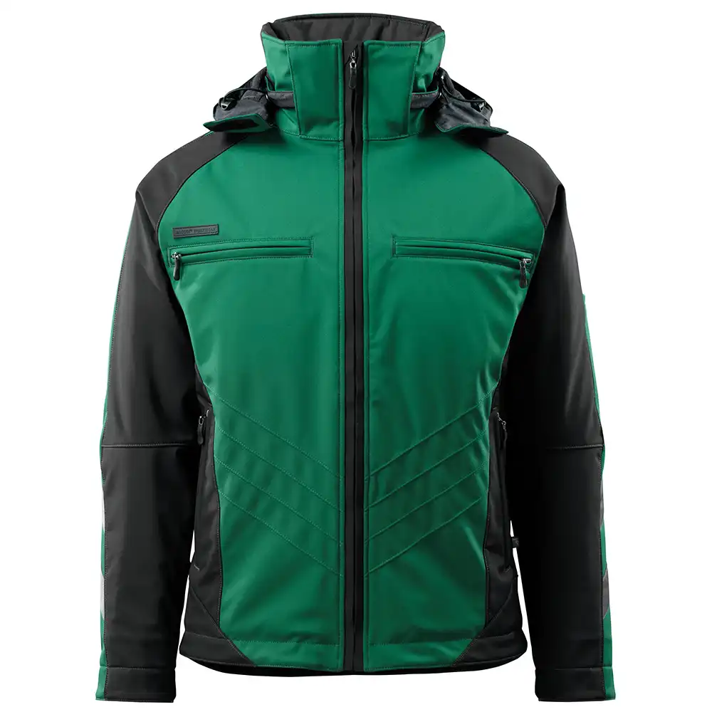 Softshelljacke "DARMSTADT" Unique in grün/schwarz, XXL - Thumbnail 1