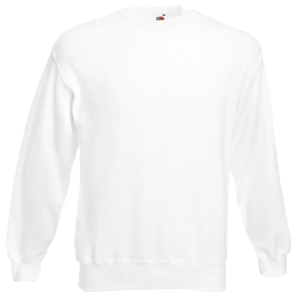 Sweatshirt "F324" Classic Set-In in white, L - Bild 1
