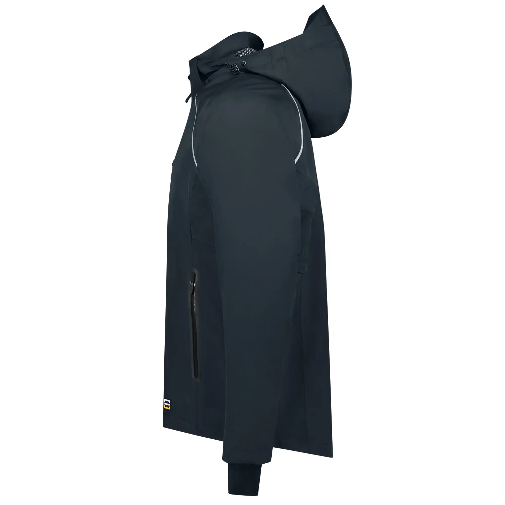 Hardshell Regenjacke "402018" Workwear in navy, L - Thumbnail 3