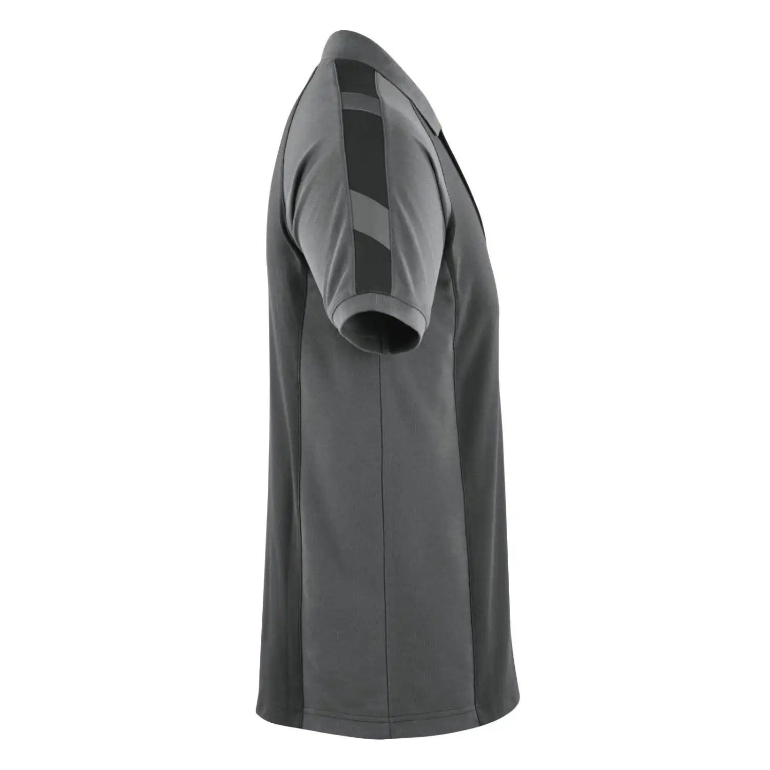 Polo-Shirt "BOTTROP" Unique in schwarz/anthrazit, XL - Thumbnail 4